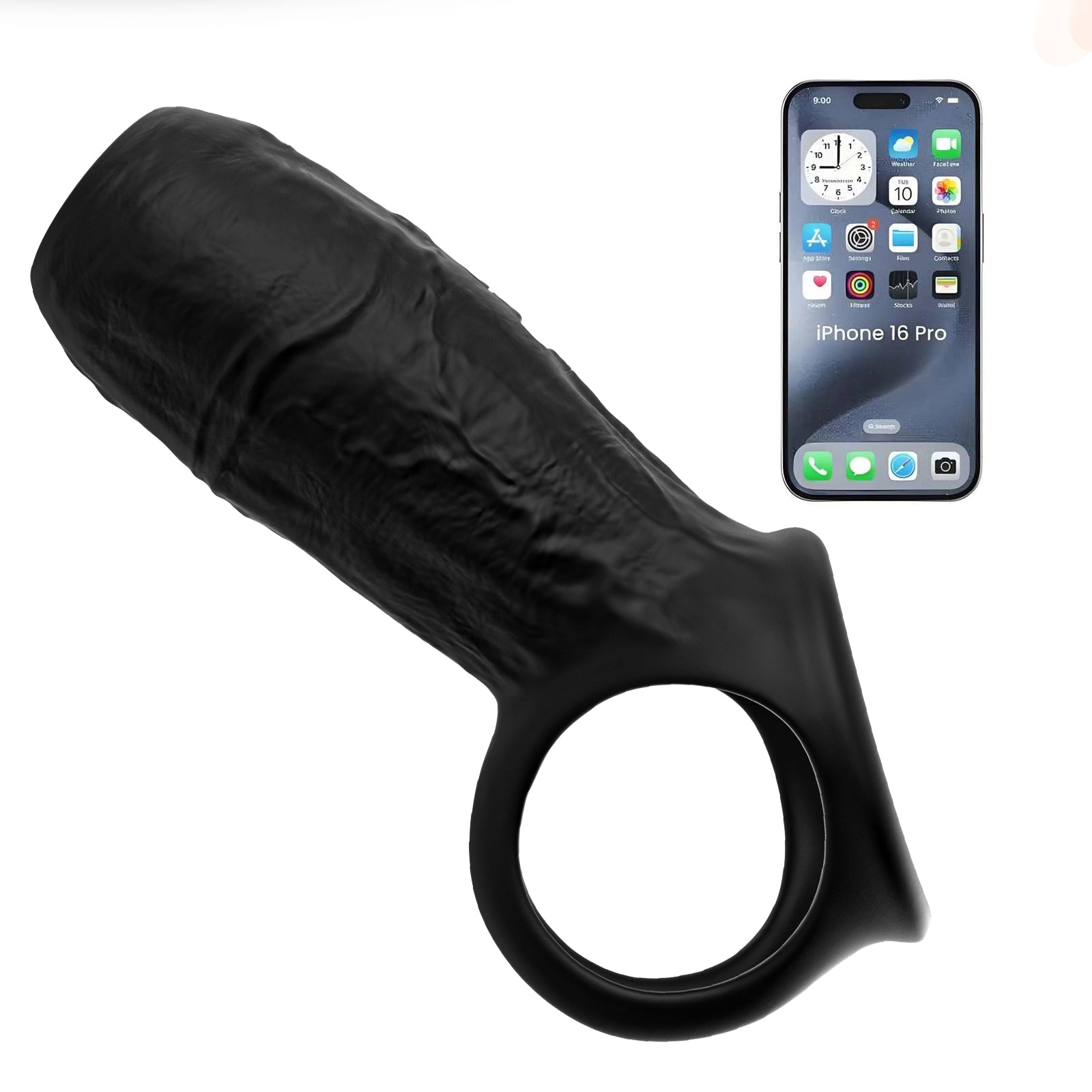 app control vibrating black penis sleeve & cock ring comfortable weari Pumpy Joy app control vibrating black penis sleeve & cock ring comfortable weari Pumpy Joy