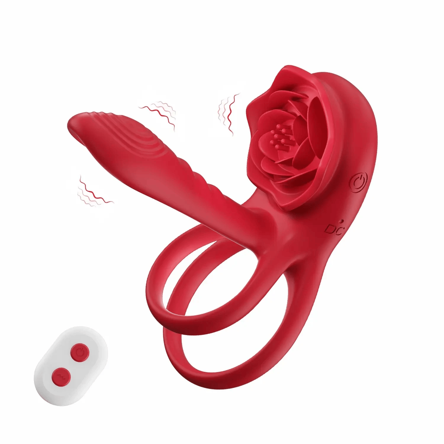 3-in-1 Rose Vibrating Penis Sleeve Double Cock Ring & Clitoral Stimula Pumpy Joy 3-in-1 Rose Vibrating Penis Sleeve Double Cock Ring & Clitoral Stimula Pumpy Joy