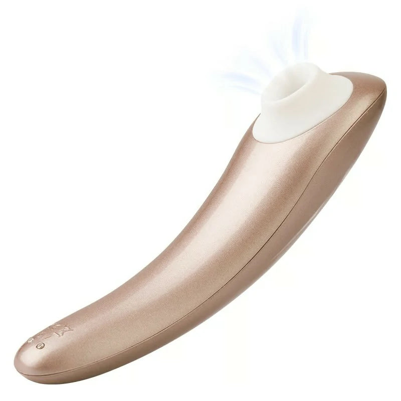 Satiate - Clitoral Stimulation Vibrator Champagne-Colored Pumpy Joy Satiate - Clitoral Stimulation Vibrator Champagne-Colored Pumpy Joy