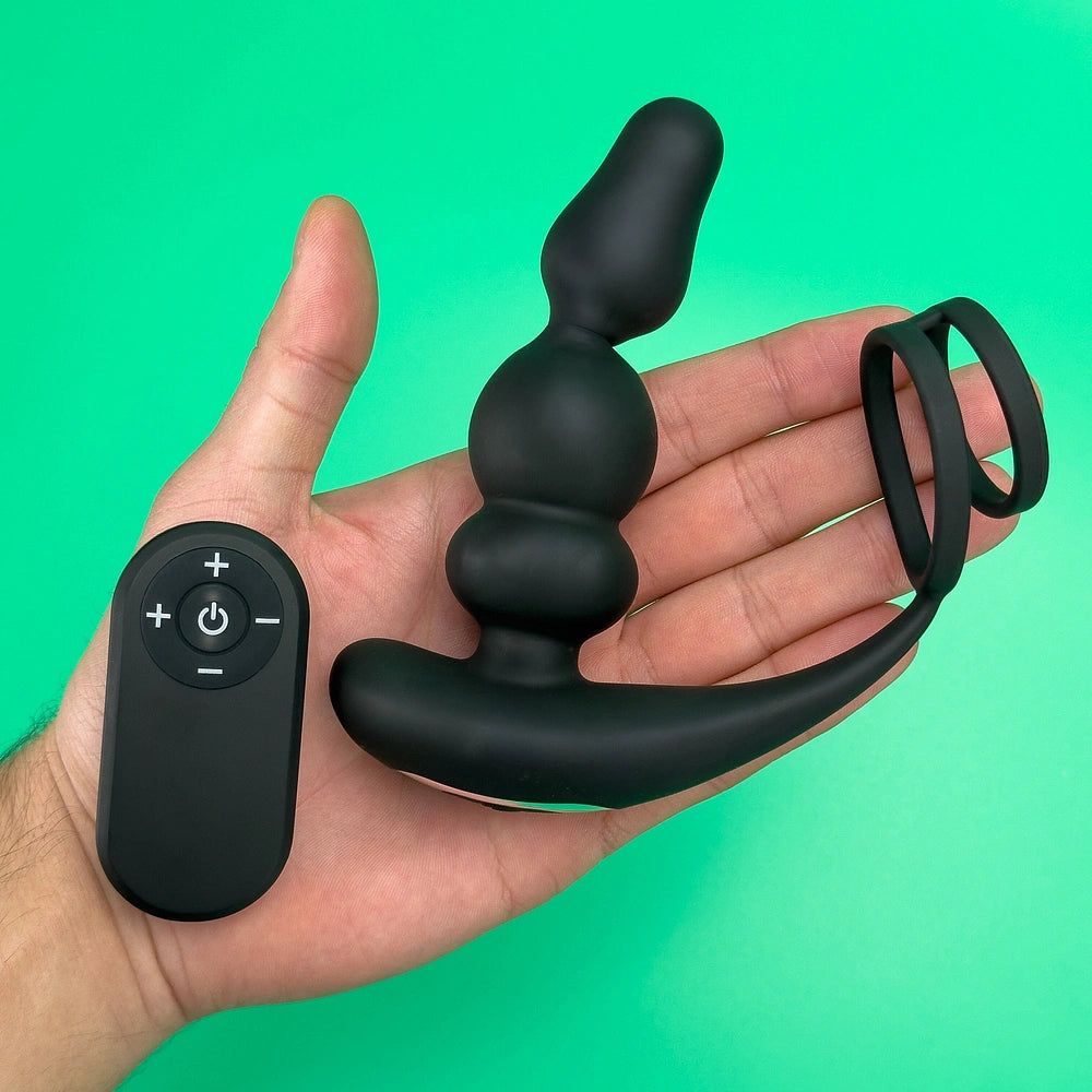 Twirk - Prostate massager with cock ring Pumpy Joy Twirk - Prostate massager with cock ring Pumpy Joy