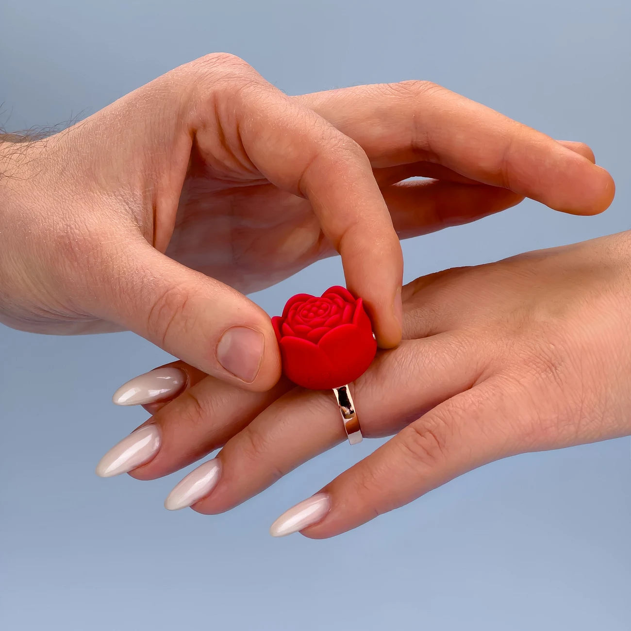 Rose ring Rose finger vibrator Pumpy Joy Rose ring Rose finger vibrator Pumpy Joy