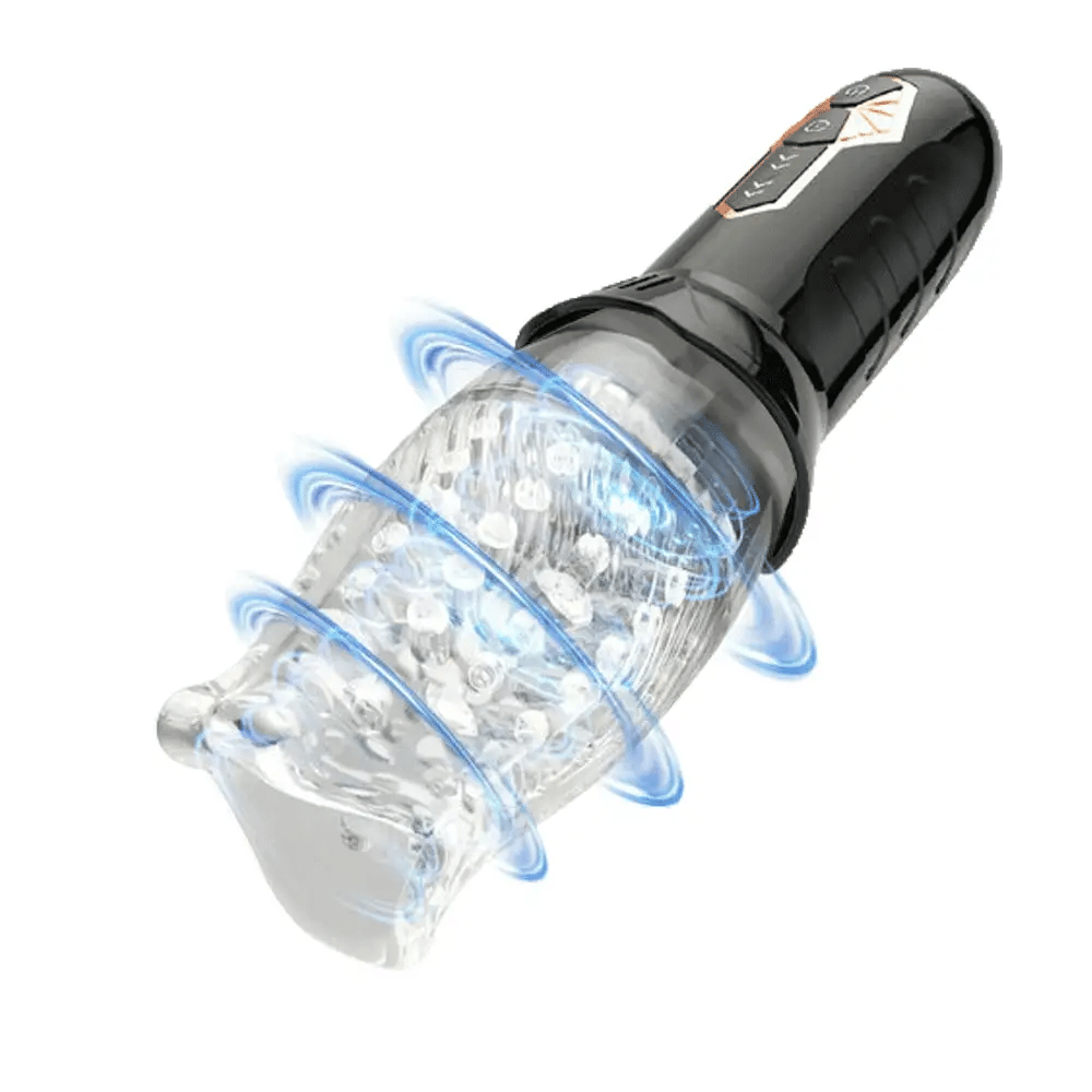 Automatic Male Masturbator Cup with 10 Vibrating & 5 Rotating Modes Pumpy Joy Automatic Male Masturbator Cup with 10 Vibrating & 5 Rotating Modes Pumpy Joy