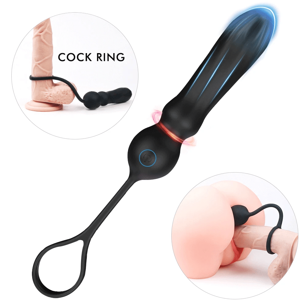 Cock Ring And Anal Sex Toy For Lovely Couple Pleasure