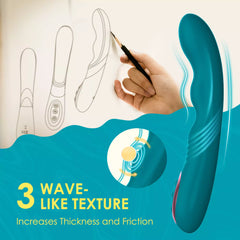 SVAKOM Wave-Like Texture 360° Rotating G-spot Vibrator