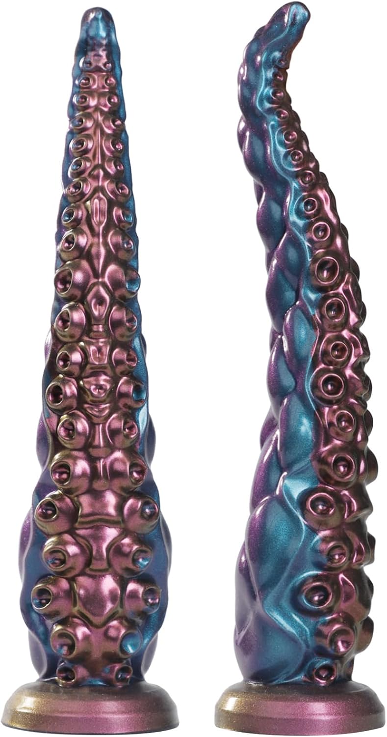 12.2“ Tentacle Dildo Toy Realistic Dildo with Suction Cup Giant Monster Silicone Dildo Plug Prostate Massager with Luminous Version
