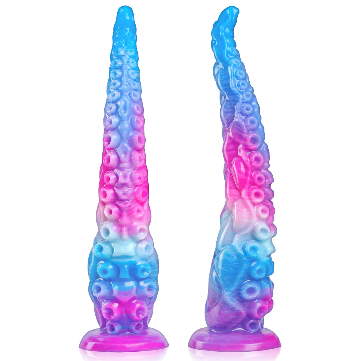 12.2“ Tentacle Dildo Toy Realistic Dildo with Suction Cup Giant Monster Silicone Dildo Plug Prostate Massager with Luminous Version