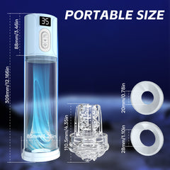 Super Sucking Water Spa Penis Pump for Bigger Thicker Longer and Stronger