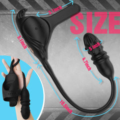 Double the Pleasure - Dual-Ended Vibrator Penis and Anal Stimulation