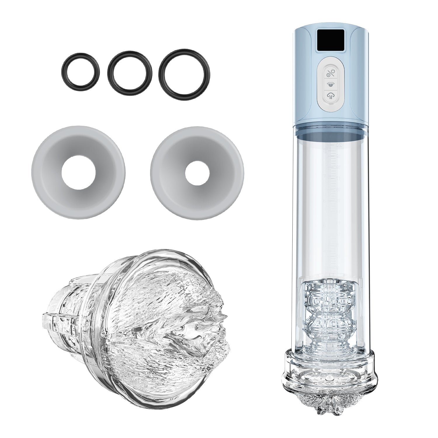 Super Sucking Water Spa Penis Pump for Bigger Thicker Longer and Stronger
