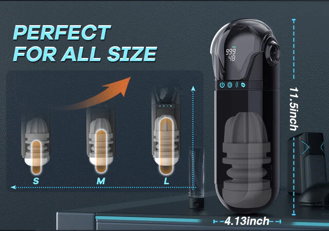 SCI - 3 in 1 Automatic Suction and vibrating and Thrusting Male Sex Toy