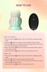 10.4inch Colorful Liquid Silicone Monster Fantasy Kinky Dildo