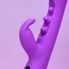 Luxury Triple-Action Rabbit Vibrator | G-Spot Tapper & Clitoral Vibe