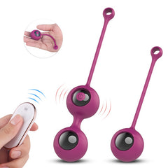 Vibro Kegel balls core training with Ben wa balls set