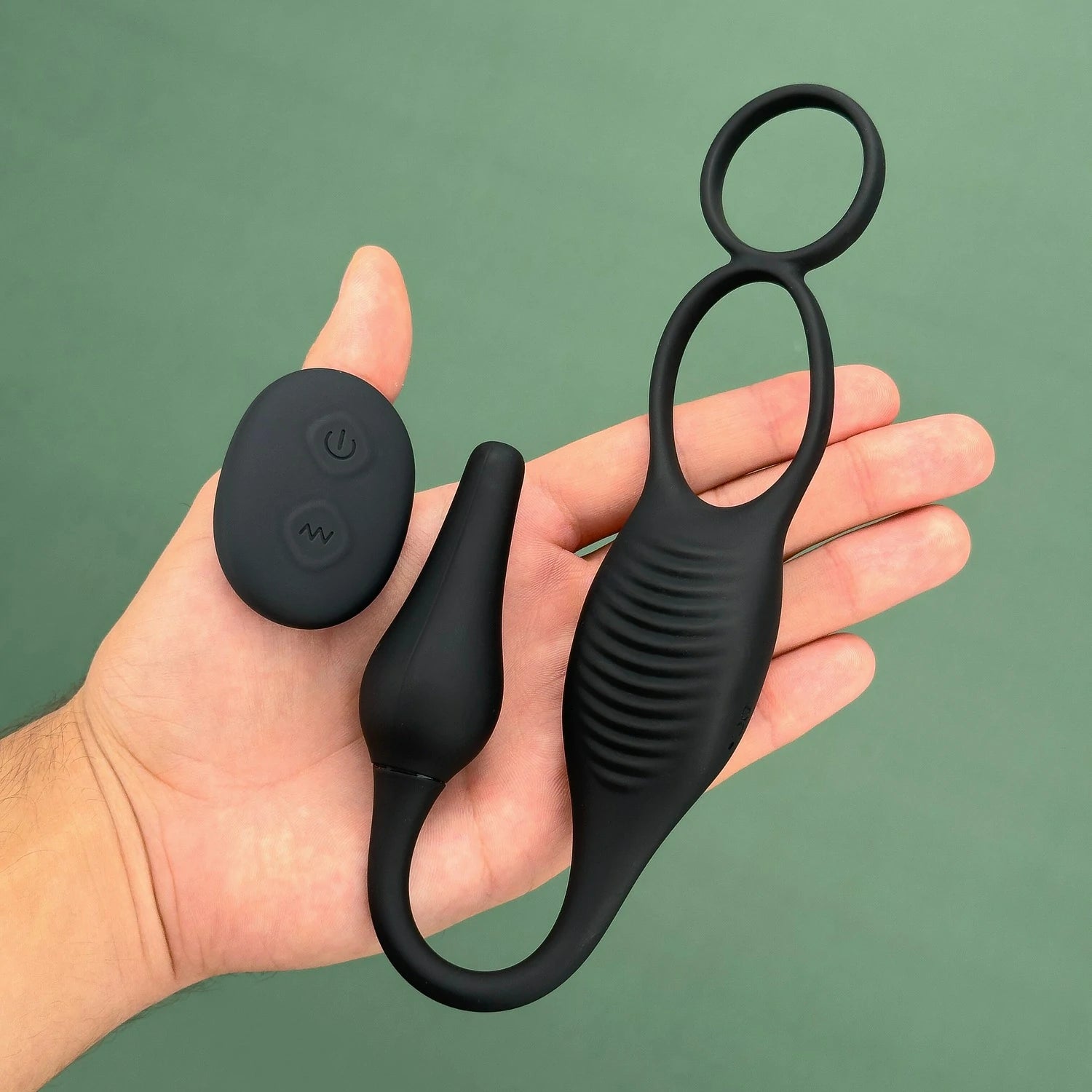 Vibrating Cock Ring Prostate Massager - 4 in 1 Couple Joy Pumpy Joy Vibrating Cock Ring Prostate Massager - 4 in 1 Couple Joy Pumpy Joy