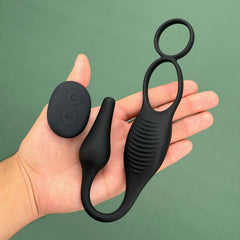 Vibrating Cock Ring Prostate Massager - 4 in 1 Couple Joy