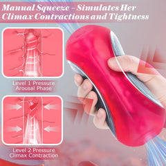 Peanuts Pussy Pocket Dual motor vibro tunnel Vibrating masturbator