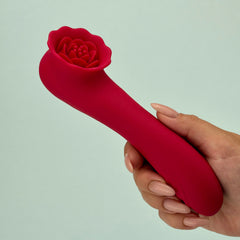 Petals for clit stimulation Dual rose vibrator