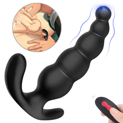 Dipper-RCT: One for All - Anal Beads Vibrating Butt Plug Dildo for More Game Play
