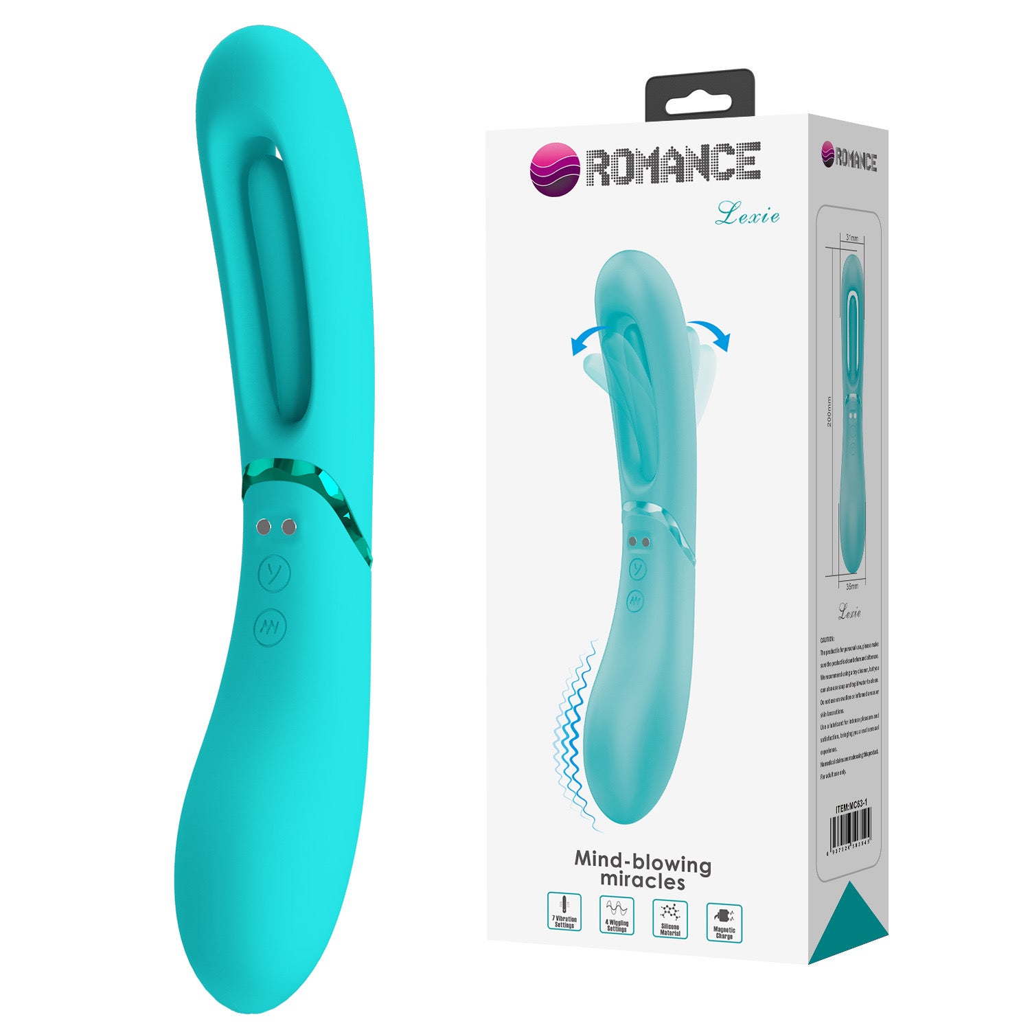 Dual-Ended Flapping G spot vibrator