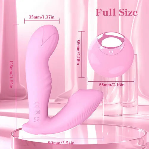 3 IN 1 Flapping & Vibrating & Sucking Wearable G-Spot Vibrator