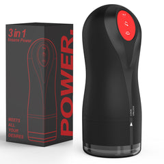 BeiBei Universal 3-in-1 Automatic Male Masturbator Cup | Suction, Rotation & Vibration Stroker