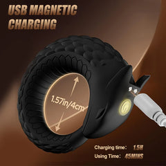BlackDragon - Vibrating Cock Ring for Couples