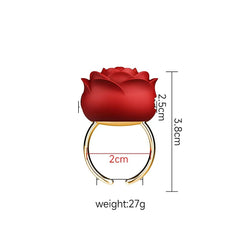 Rose ring Rose finger vibrator