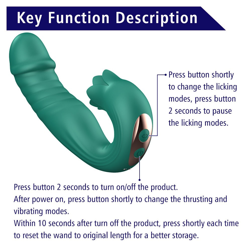 Blossom Bliss - Dual rose vibrator