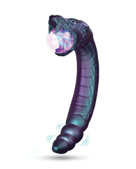 🐍 Dark Millenia Viper Dual-Ended Fantasy Vibrator With Mystical Plasma Globe