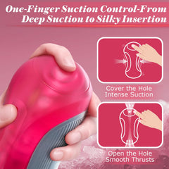 Peanuts Pussy Pocket Dual motor vibro tunnel Vibrating masturbator