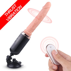 7.09 Inch Thrusting Dildo with Suction Cup & Vibrating Modes