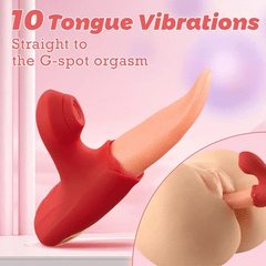 garden - 2 IN 1 Upgraded Flapping Tongue G Spot Vibrator