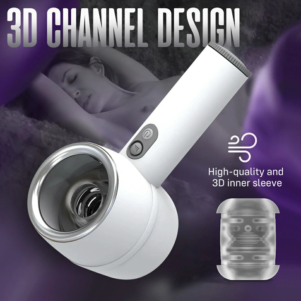 Handy - Automatic Open-ended Handheld Design Male Masturbator Pumpy Joy Handy - Automatic Open-ended Handheld Design Male Masturbator Pumpy Joy