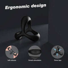 Silicone Cock Ring For Men Erection, Long Lasting Stronger Men Sex Toys,Adult Sex Toy & Games for Men or Couple
