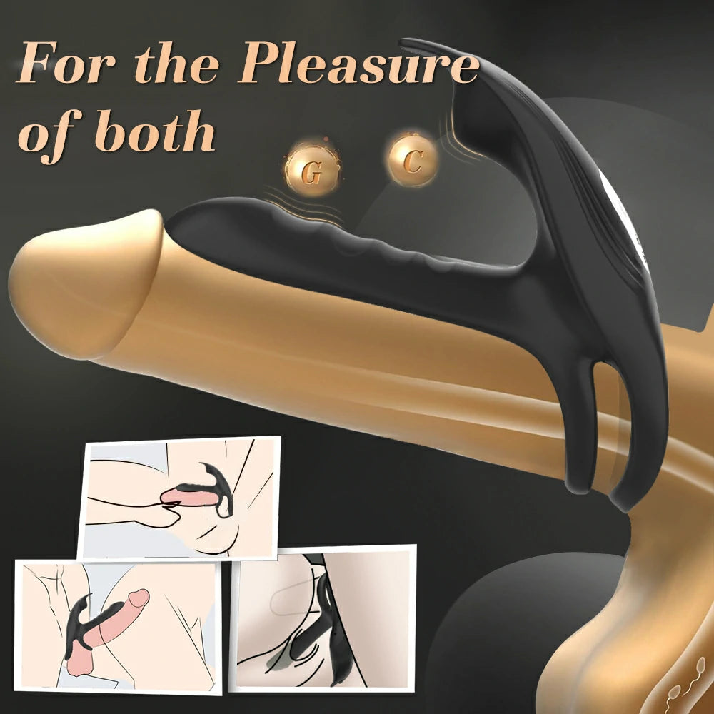 dance together - vibrating cock sleeve with clit stimulator couple toy Pumpy Joy dance together - vibrating cock sleeve with clit stimulator couple toy Pumpy Joy