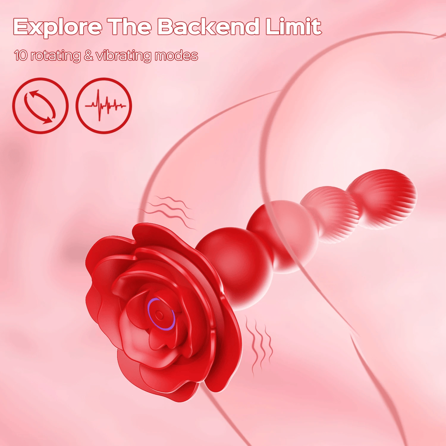 Booty shaker - 10 Vibrations and 360 Twisting Silicone Anal Beads Pumpy Joy Booty shaker - 10 Vibrations and 360 Twisting Silicone Anal Beads Pumpy Joy