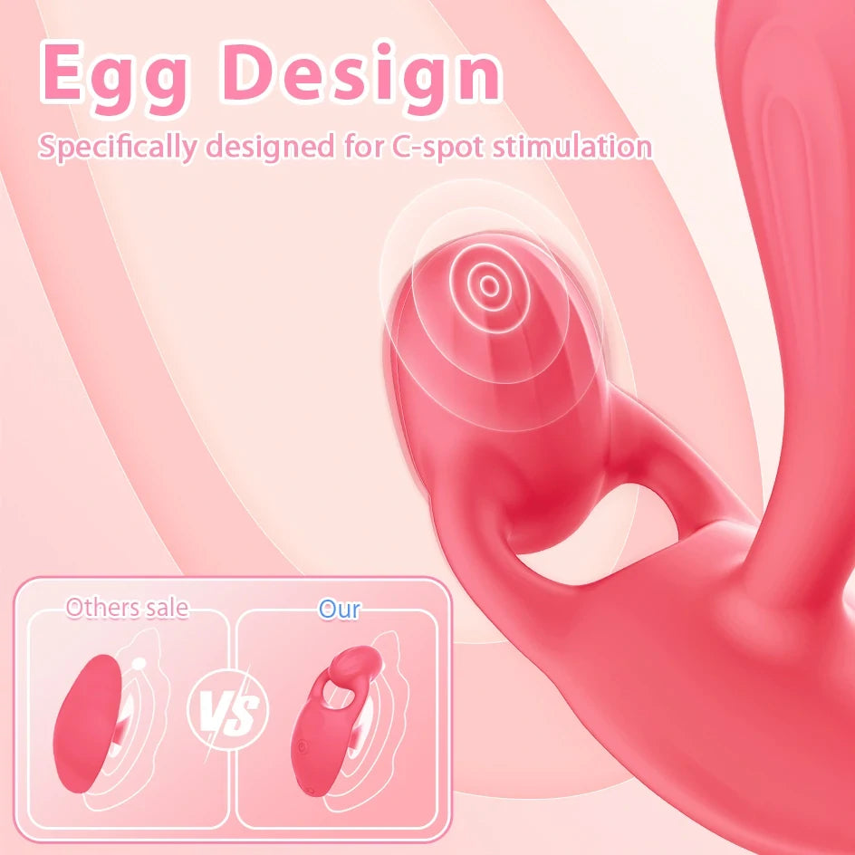 2024new 360 degree G-spot Invisible Wearable Egg Vibrator with Remote Control