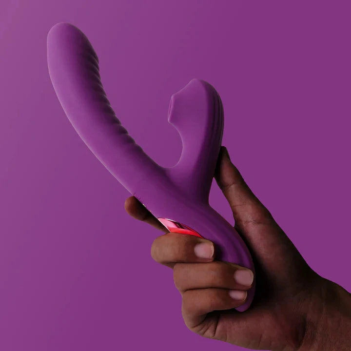 Wave - 3-in-1 Sucking & Swing Rabbit Vibrator Pumpy Joy Wave - 3-in-1 Sucking & Swing Rabbit Vibrator Pumpy Joy