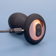 Vortex Tease: Remote Control Vibrating & Rotating Butt Plug