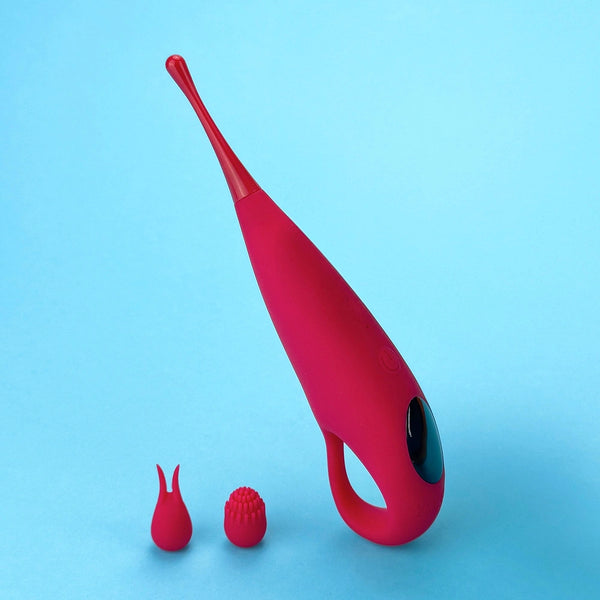 BEE - Pinpoint clit vibrator with switchable attachments Pumpy Joy BEE - Pinpoint clit vibrator with switchable attachments Pumpy Joy