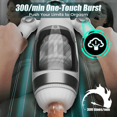 Rodent 7 Pro-Extend Masturbation Cup - Enhanced Thrusting and Vibration for a Realistic Experience