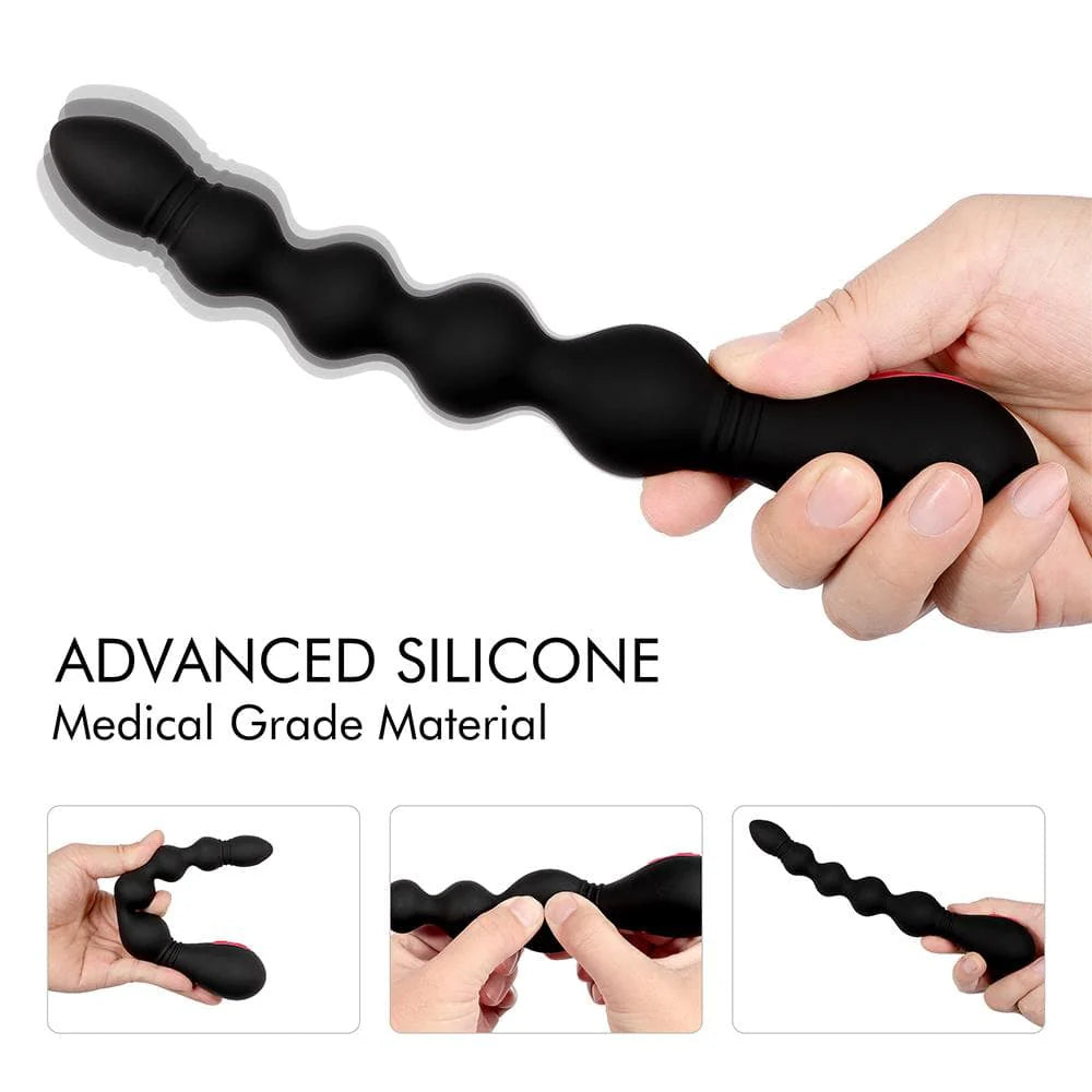 VINS - Vibrating Silicone Anal Beads