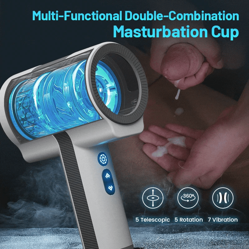 Raiden-Automatic 5 Telescopic Rotation 7 Vibrations Handheld Male Mast Pumpy Joy Raiden-Automatic 5 Telescopic Rotation 7 Vibrations Handheld Male Mast Pumpy Joy