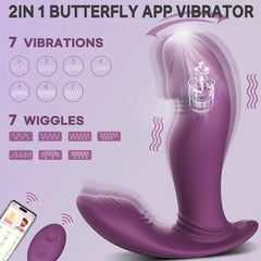 Wiggling Wearable G Spot App Vibrator