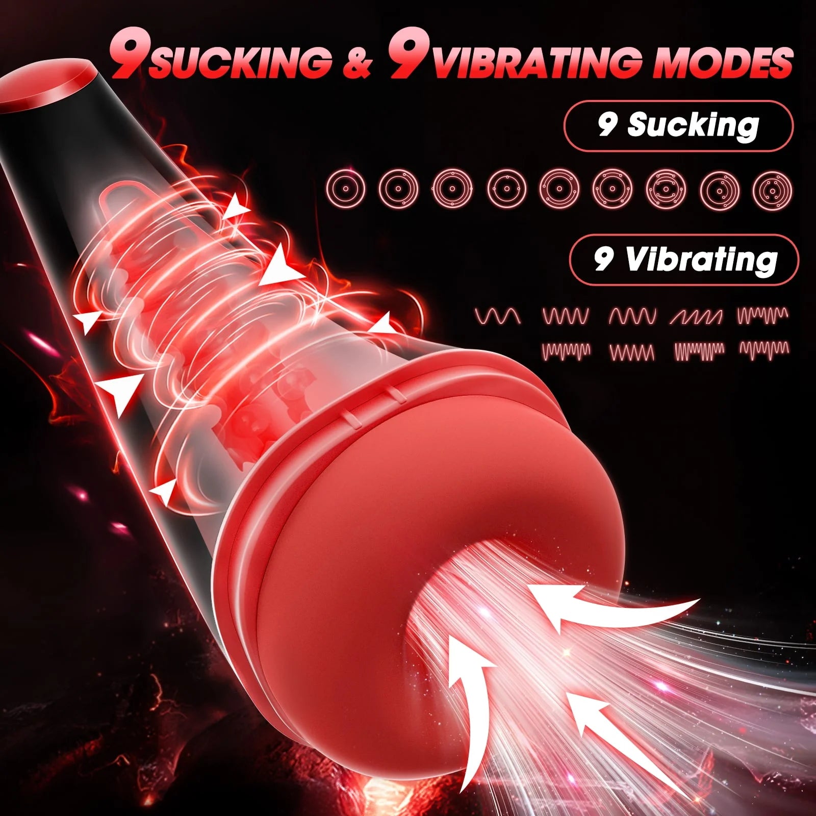 Horn - Powerful Sucking & Vibrating Heating Male Masturbator Pumpy Joy Horn - Powerful Sucking & Vibrating Heating Male Masturbator Pumpy Joy