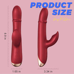 Pearling - Sliding Ring Beads dildo & Tapping Clit Stimulator