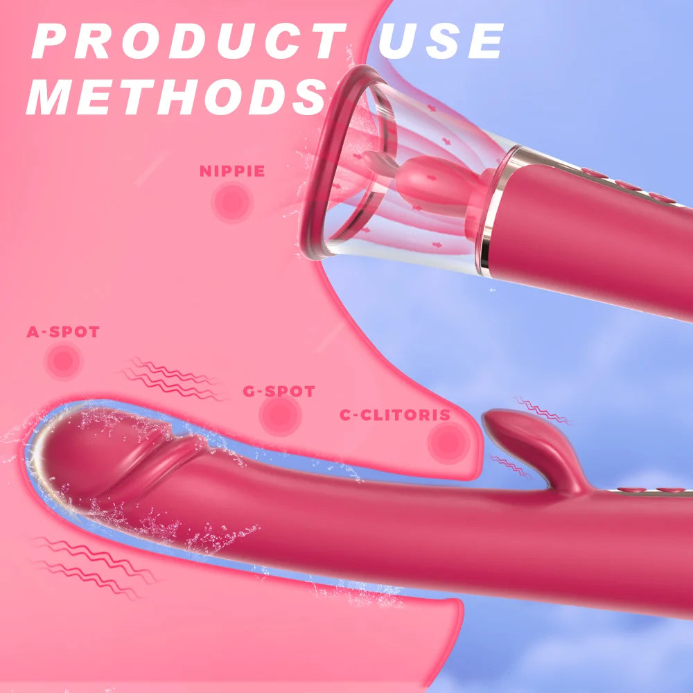 SUCCION 3 in 1 Clitoral Sucking G Spot Vibrator & Clit Licking Tongue Pumpy Joy SUCCION 3 in 1 Clitoral Sucking G Spot Vibrator & Clit Licking Tongue Pumpy Joy