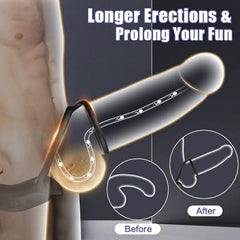 Hark - Lifelike Thrusting Vibrating Prostate Massager with Penis Ring