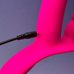SharedHarmony - 3-in-1 Vibrating Strap-On with Rabbit Stimulator & Wearer Pad
