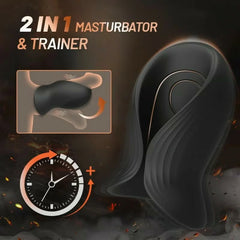 2 in 1 Male Penis Vibrator with 12 Super Vibrating Modes